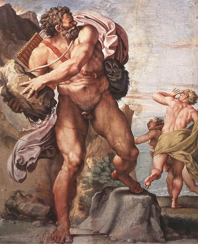 CARRACCI, Annibale The Cyclops Polyphemus dfg